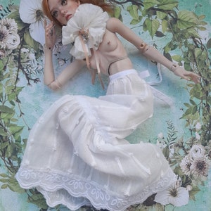 Popovy Doll Petticoat • Barbie Doll Clothes • Pushkina Doll Outfit • Doll Cotton Petticoat • Vasilek Doll Wear • Pushkina BJD Petticoat