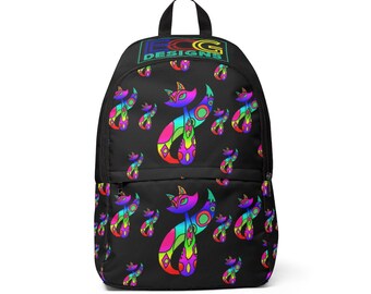 rainbow cat backpack