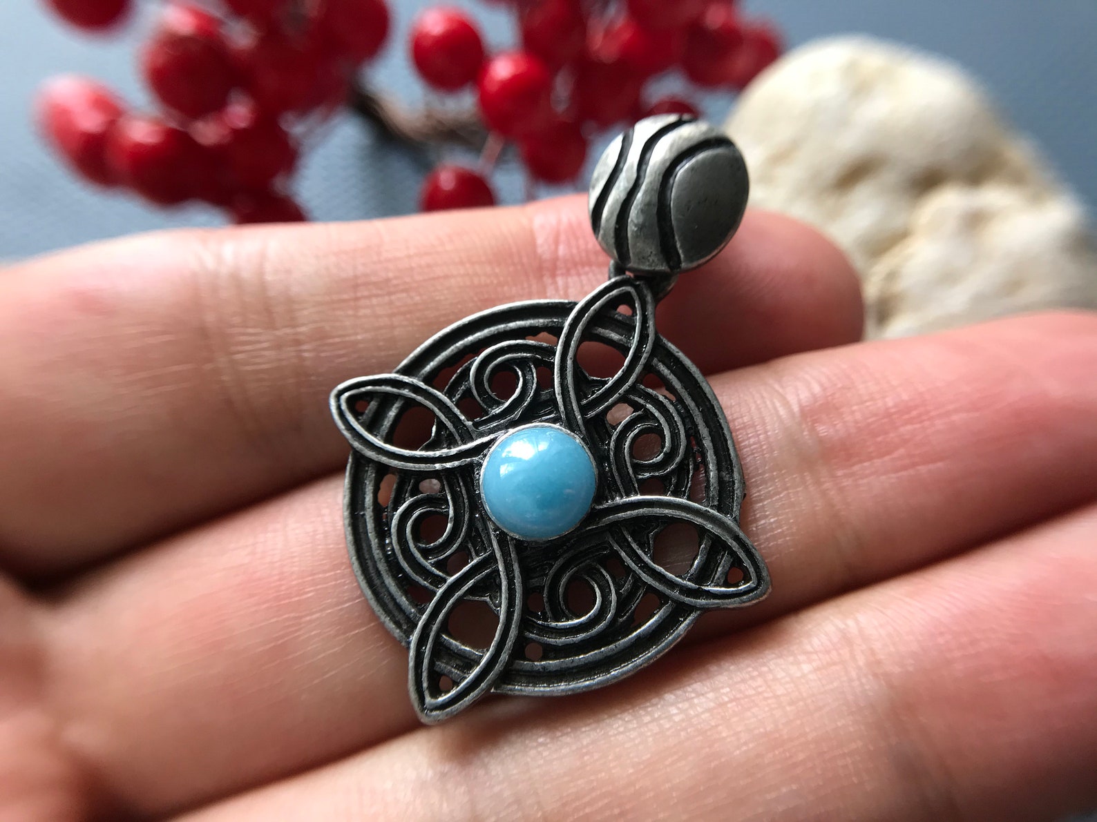 Amulet of Mara Silver Necklace Skyrim Amulet of Mara Skyrim Etsy