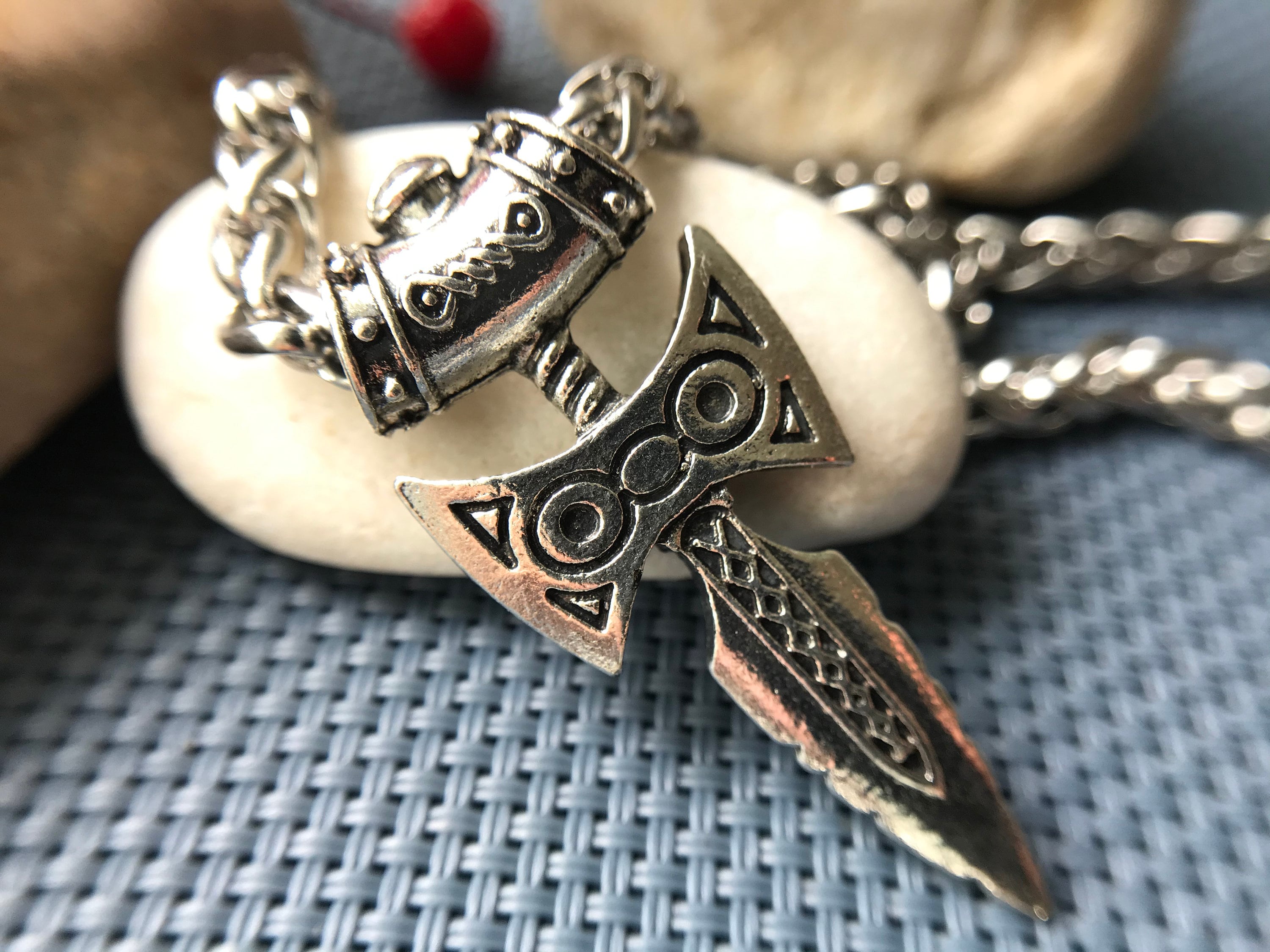 Amulet Talos Skyrim Necklace Elder Scrolls Pendant Jewelry Etsy