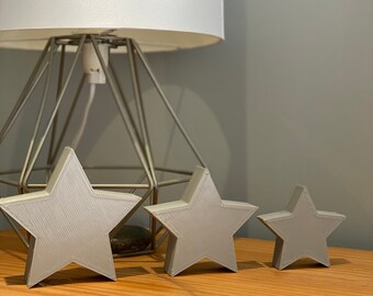 Adornos independientes de estrella / Decoración del hogar / Estrella triple