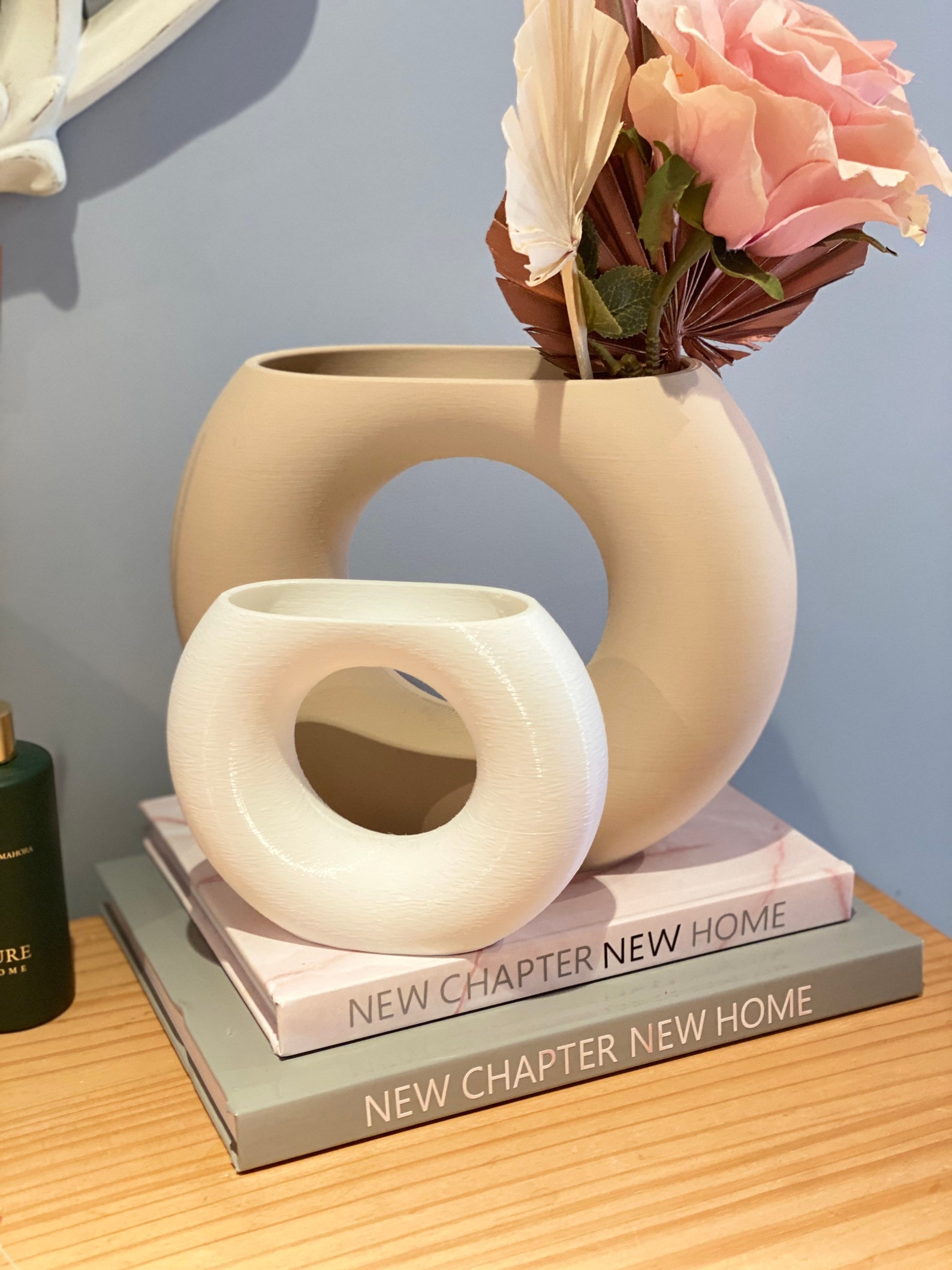 Half Donut Vase Home Decor Pampas Grass Gift for Her Etsy