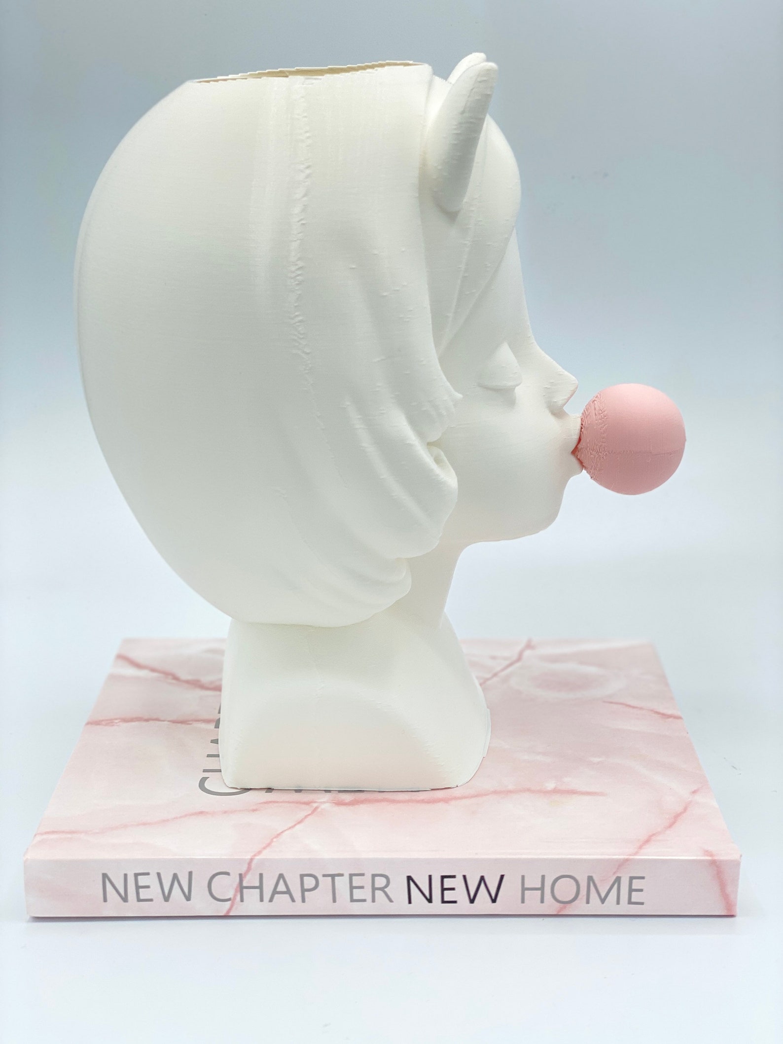 Bubblegum Girl Silhouette Vase Face Vase Bumble Gum Etsy UK