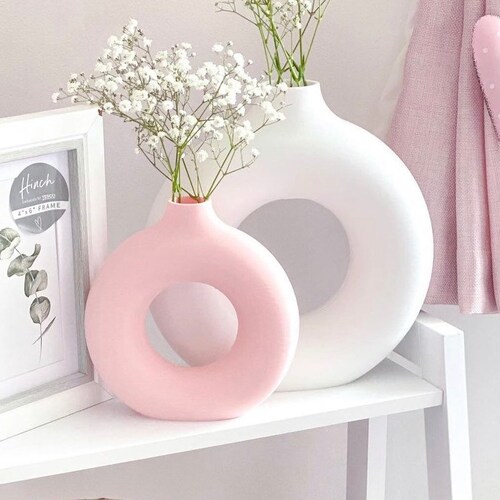 Small Donut Vase Home Decor Gift for Her Home Gift Etsy UK