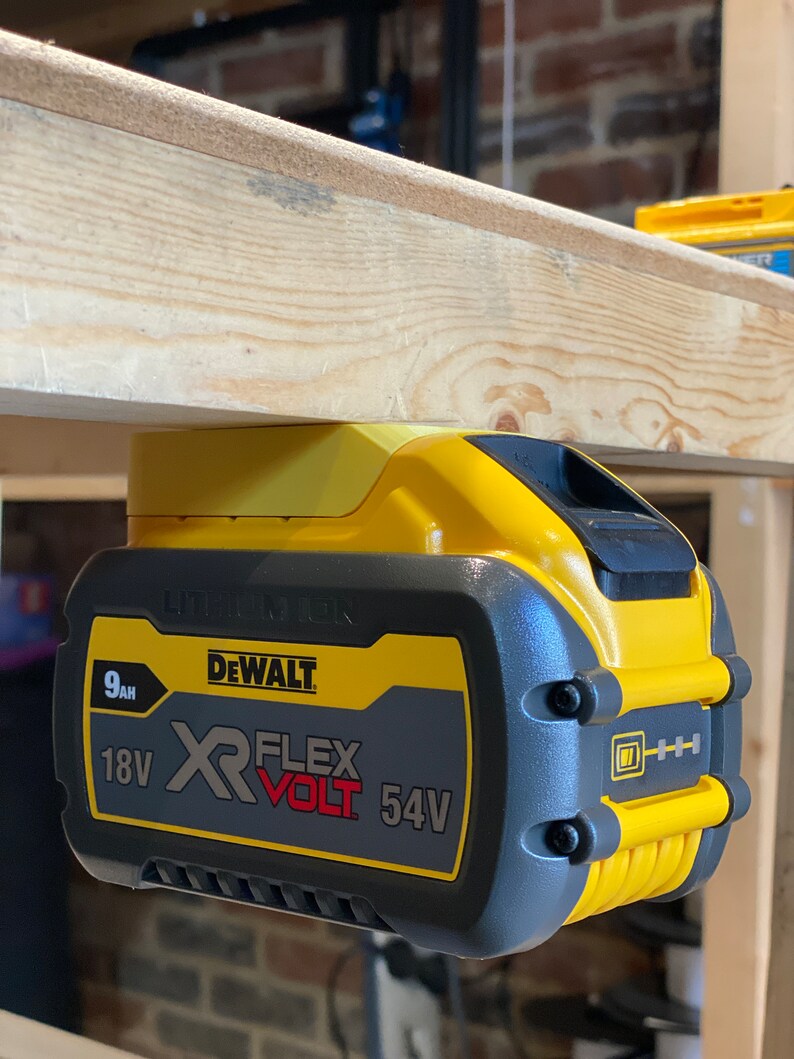 Soporte de batería Dewalt 18v Tstak flex volt power stack imagen 4