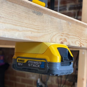 Soporte de batería Dewalt 18v Tstak flex volt power stack imagen 3