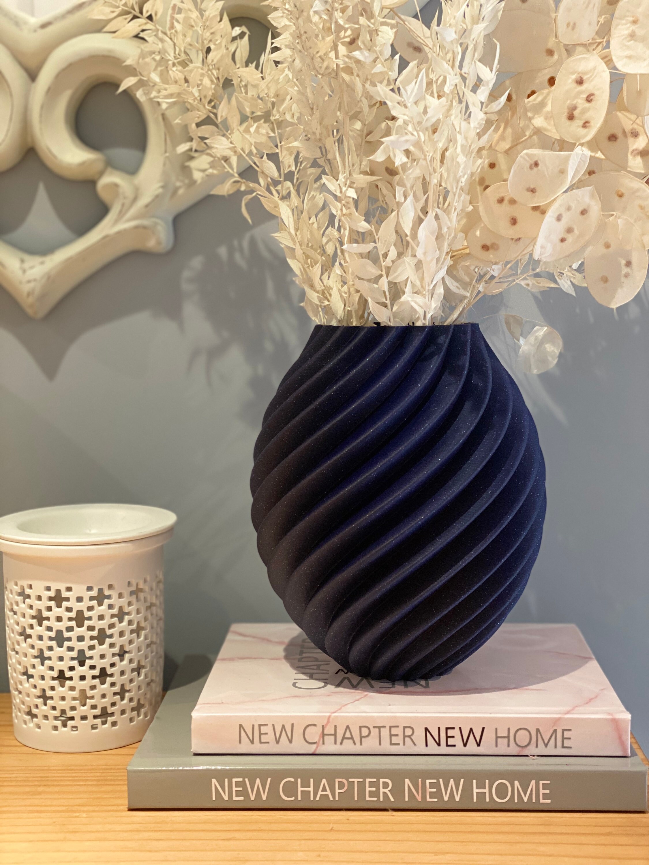 Swirl Vase | Home Decor | Vase | Tall Vase | gift for her gift for mu…