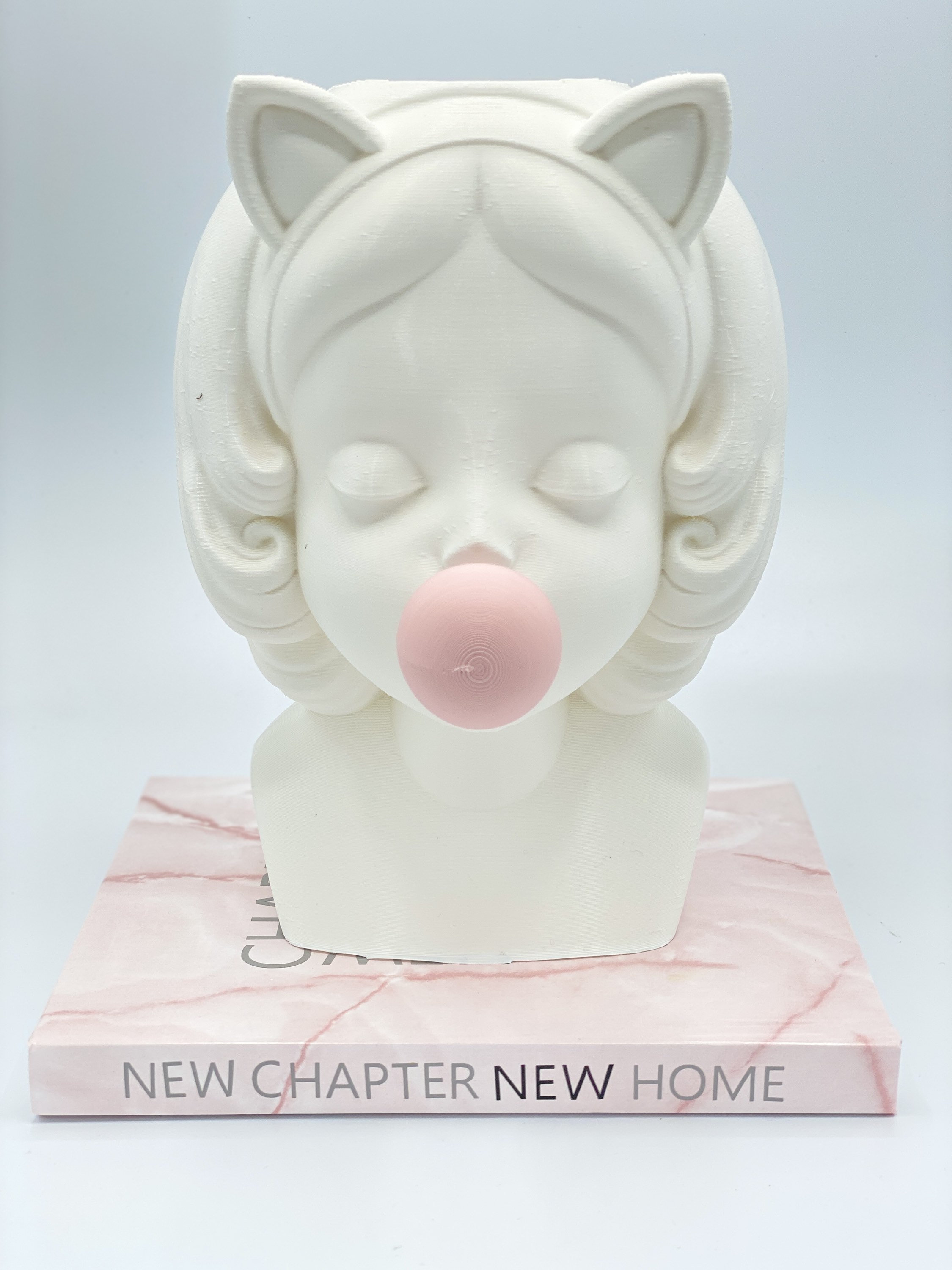 Bubblegum Girl Silhouette Vase Face Vase Bumble Gum Etsy UK