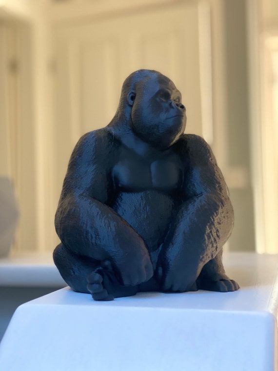 Gorilla Statue Ornament Monkey Home Decor Statue 