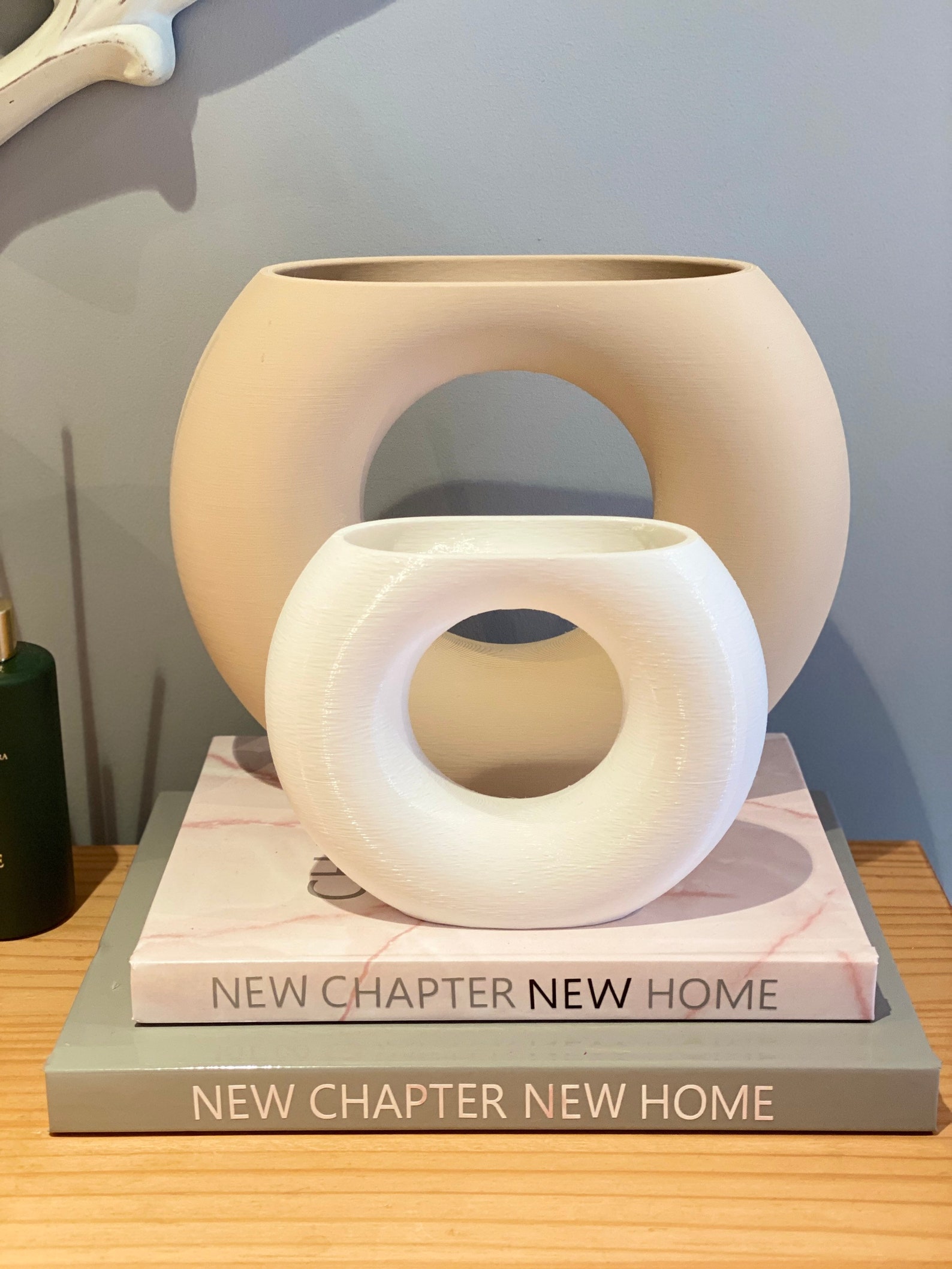 Half Donut Vase Home Decor Pampas Grass Gift for Her Etsy