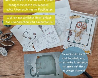 The LITTLE JOY POST for you - personal messages, cards for friends/family