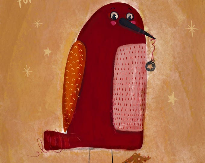 Glitzer Weihnachtskarte besondere Momente| Grußkarte mit Vogelmotiv| handgezeichnete Karte | Weihnachtsgrußkarte | süße Weihnachtskarte