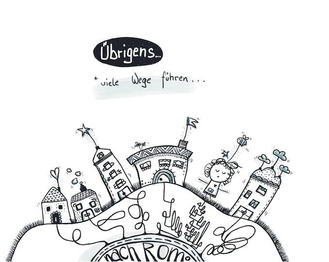 Impulse card: breaking new ground | Greeting card | Impulse to go | Congratulations card | Send greetings | Joy | Rome | Starting work | Retirement