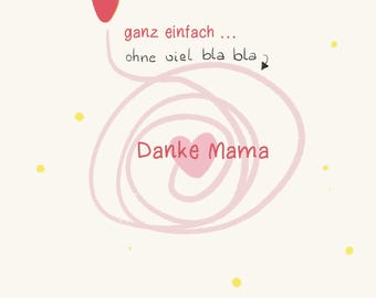 Thank you card set for mom | Best mom | Greeting card for mom | Card set | Congratulations card | Surprise | Affirmations for mom | Mother's Day card