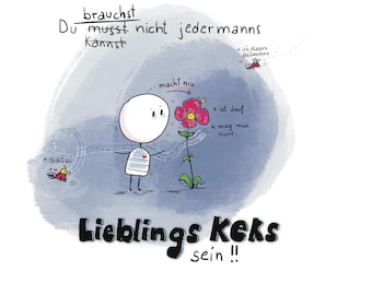 Impulse card: Be yourself | Greeting card | Impulse to go | Congratulations card | Postcard | Send greetings | Joy | Self-love |