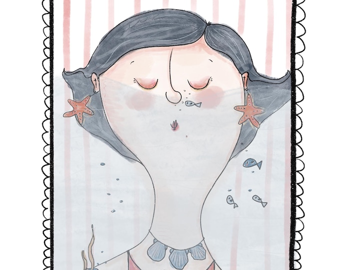 Besondere Grußkarte abtauchen| Grußkarte Auszeit| lustige Karte| Glückwunschkarte | Postkarte | Grüße verschicken | lustig