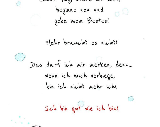 Impulse card | Greeting card | Happiness and care | Congratulations card | Postcard for loved ones | Send greetings | Joy | Self-love