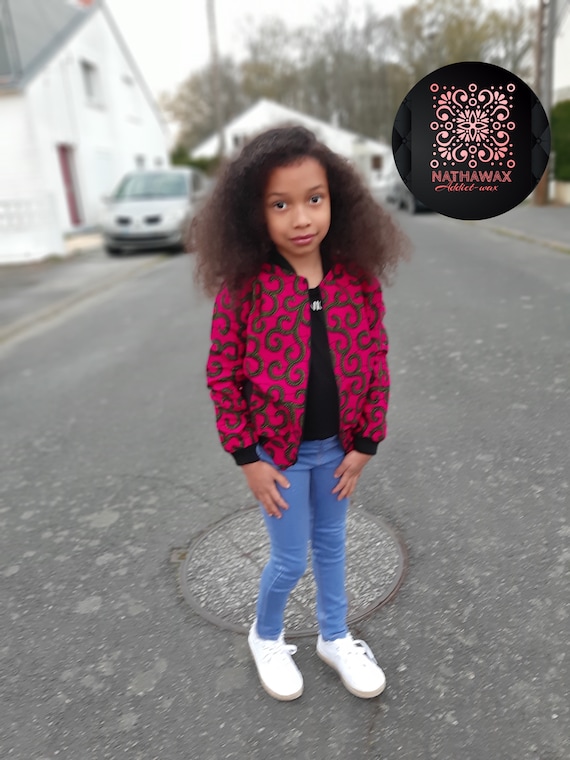 Bombers en tissus wax pour enfant Etsy France