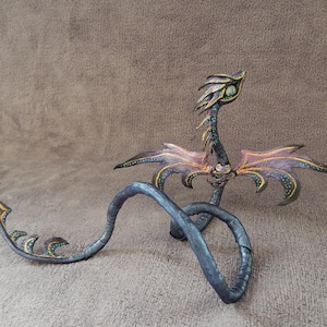 Der Drache mit Flügeln, Unikat, Schmuckstatuette