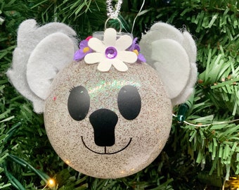 Koala Christmas Ornament, Unique Stocking Stuffers For Tweens,  Personalized Christmas Gift for Granddaughter, Ornament Exchange Gift, Cute