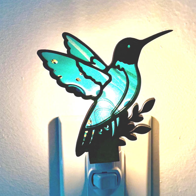 MirarDesignsShop Hummingbird Night Light