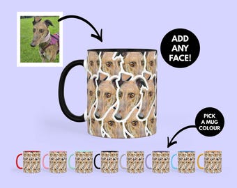 Personalised Pet face Mug - Add any Face photo Mug - dog photo mugs - Cat Photo mug - Custom Pet Mug Using Pet Photo - Dog Mum gifts
