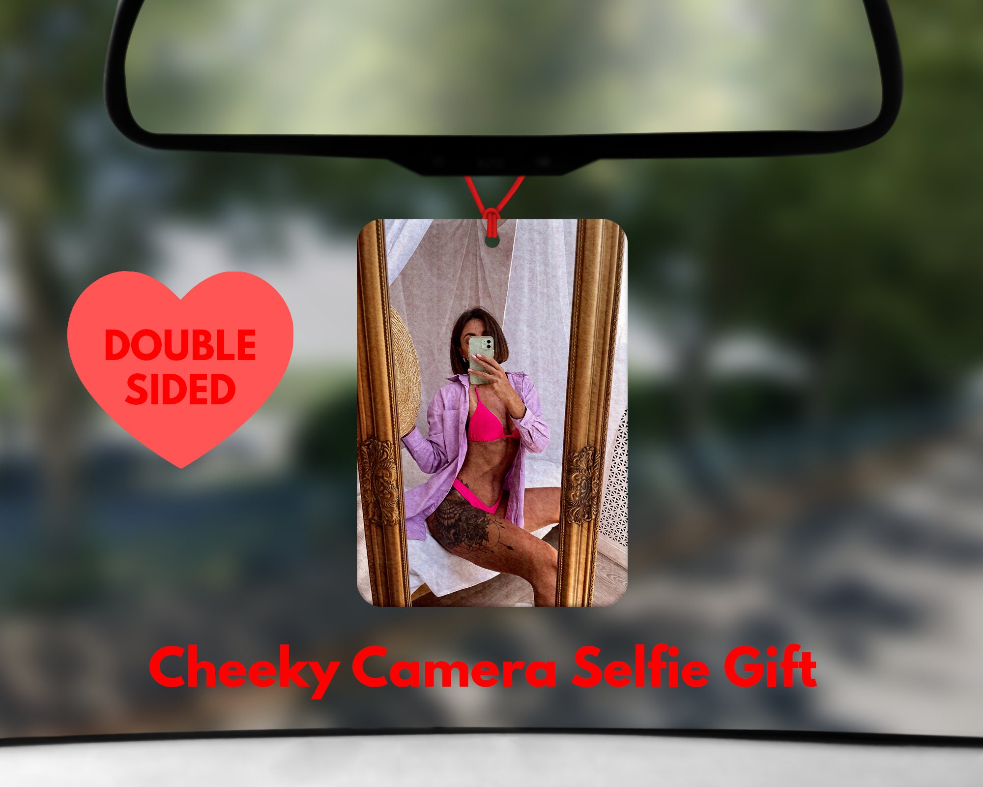 Personalised Boudoir Picture Car Air Freshener - Custom Rude Photo Air ...