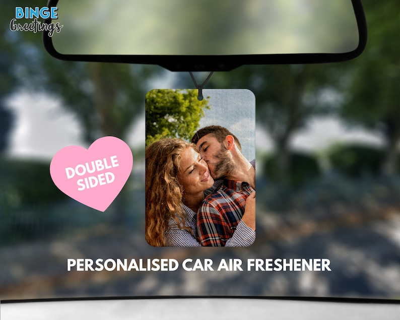 Personalised Car Air Freshener - Photo car air freshener