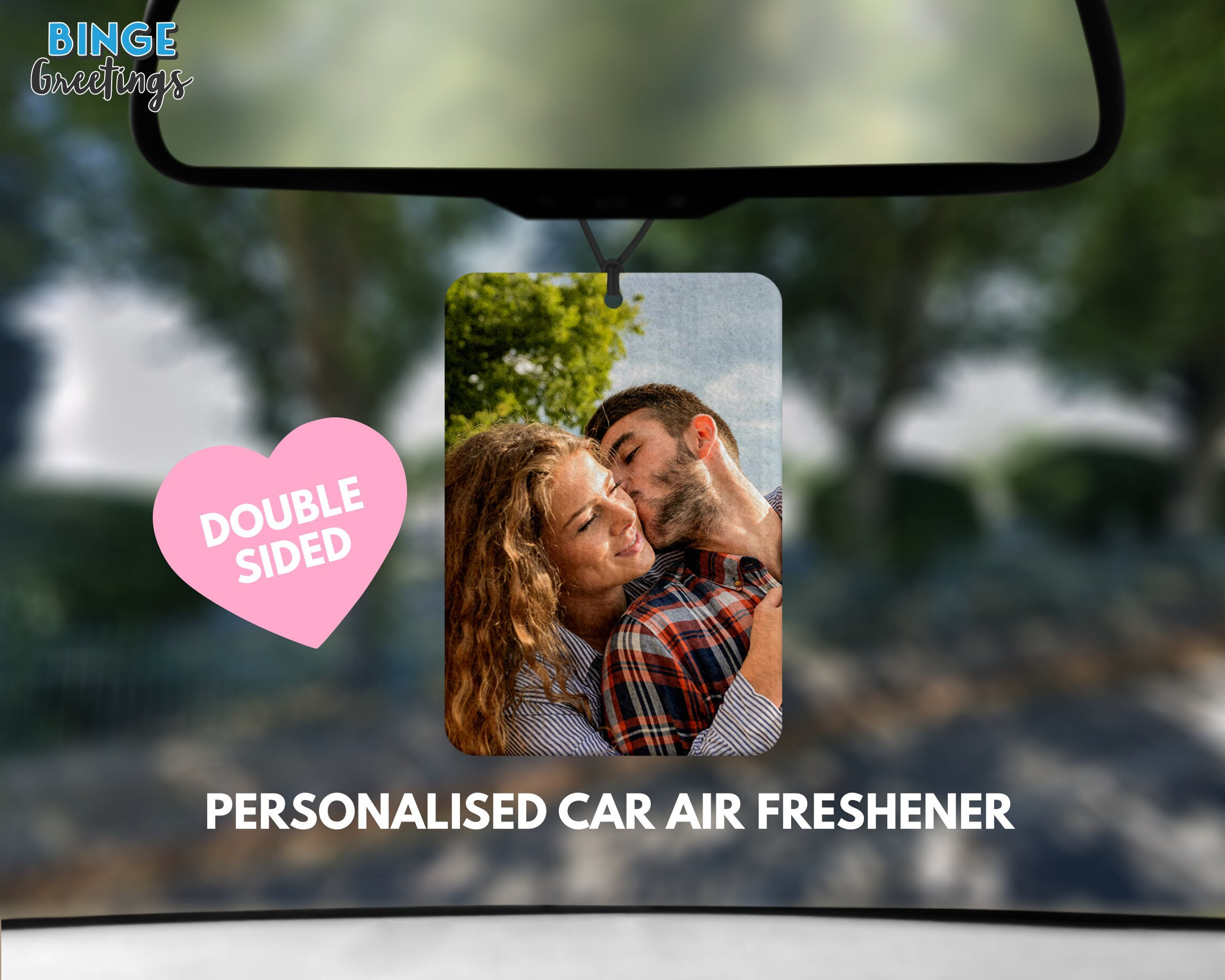 Personalised Car Air Freshener Custom Photo Air Freshener Etsy UK