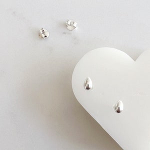 Silver Tears Stud Earrings in Sterling Silver