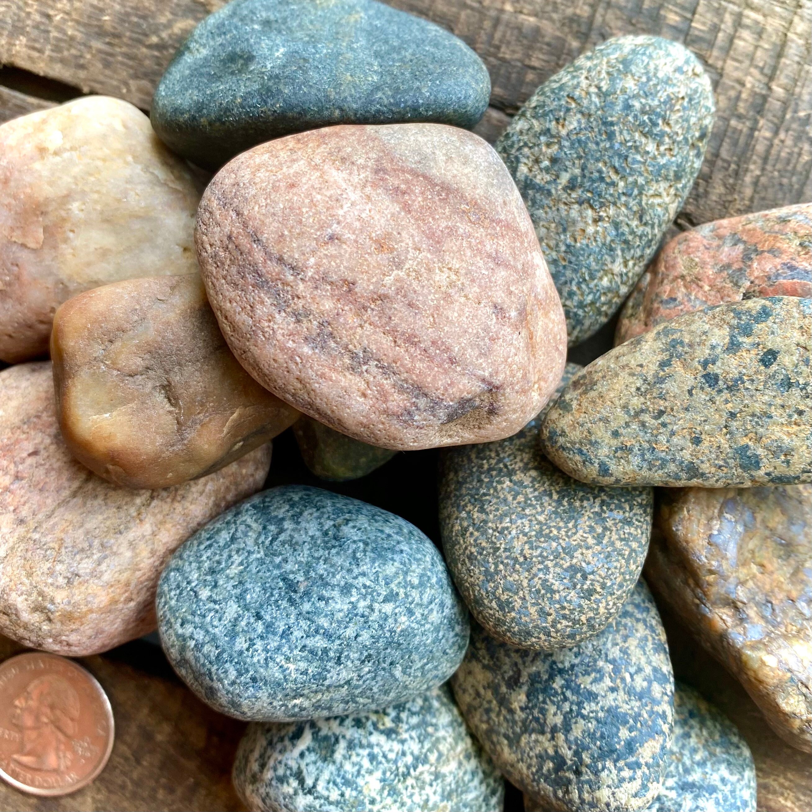 Conjunto de 18 rocas de río de colores Pequeñas piedras de | Etsy