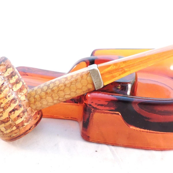 Vintage Missouri Meerschaum Estate Corn Cob Pipe Square Shank And Stem 1950's