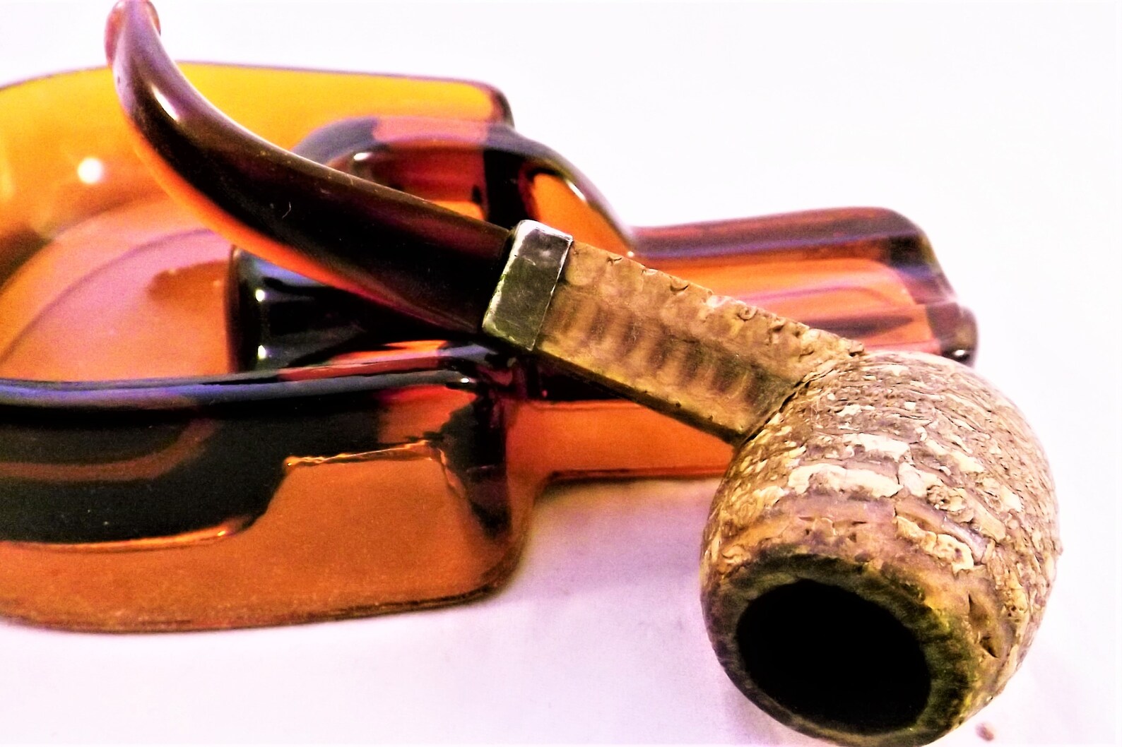 Rare Vintage National Corn Cob Pipe Works Bent Bulldog Estate Etsy