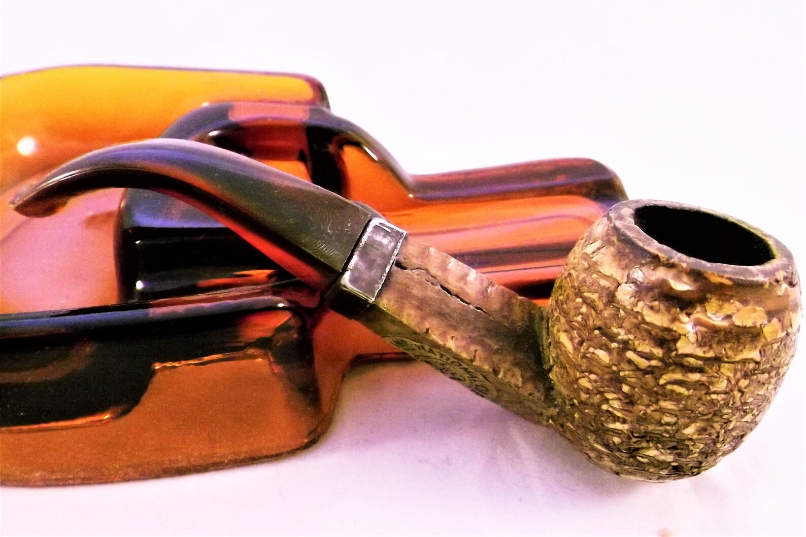 Rare Vintage National Corn Cob Pipe Works Bent Bulldog Estate Etsy