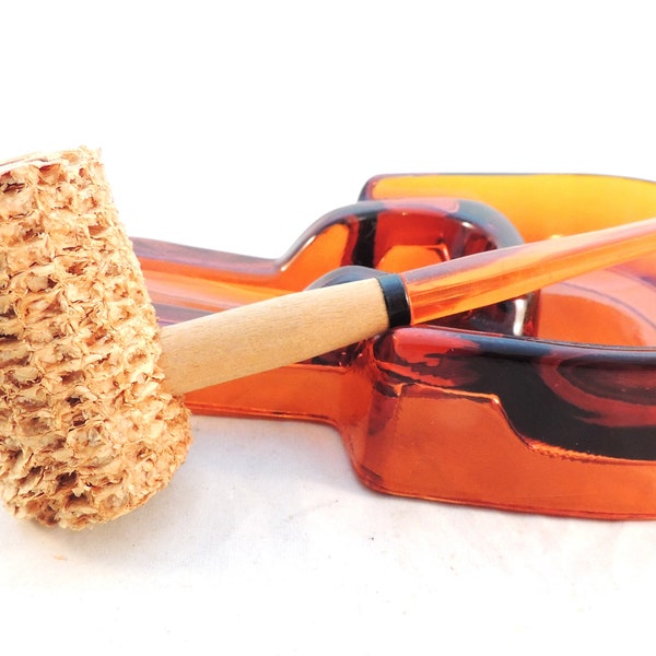 Vintage UNSMOKED Country Gentleman (Buescher's) Estate Corn Cob Pipe With Natural Finish Bowl