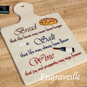 It's a wonderful life , Christmas wall decor , Housewarming , Ceramic trivet , 6 1/2" x 9 1/4" x 1/4 inch thick, Christmas , Bread Salt Wine