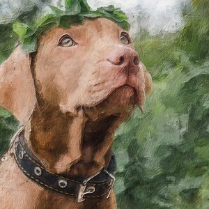 Pet Painting From Photo, Custom Dog Portrait, Birthday, Anniversary Gift for Pet Lover, Cat Painting From Photo, Canvas Print, Ready to Hang