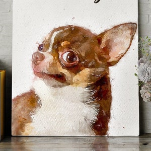 Custom Watercolor Pet Portrait, Watercolor Dog Portrait, Watercolor Cat Portrait, Digital Watercolor, Pet Portrait, Pet Portrait Custom