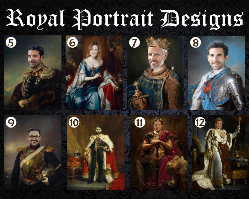 King Portrait For Boyfriend Victorian Print Historical Custom Knight Portrait For Him Royal Portrait On Canvas Medieval