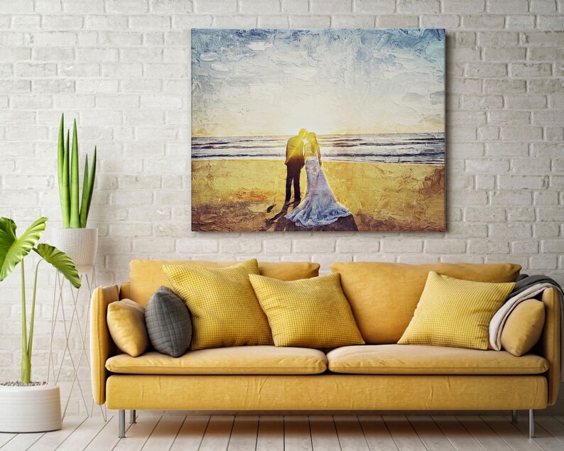Canvas Painting From Photo Canvas Wall Art Gift Ideas Etsy
