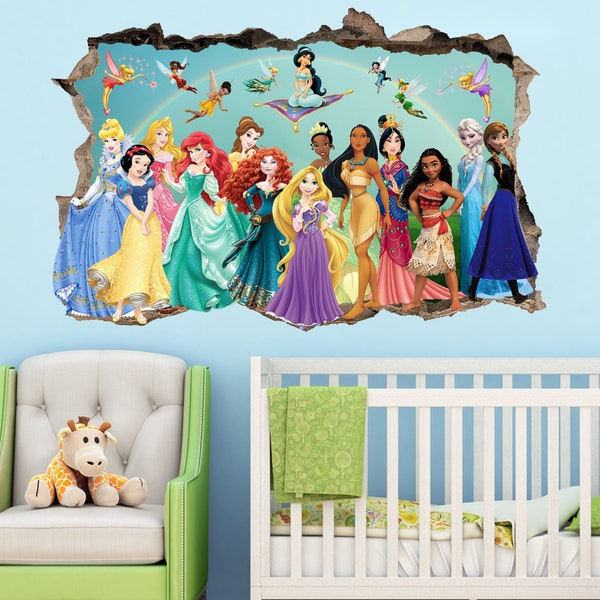 Princess Wall Decal - Etsy