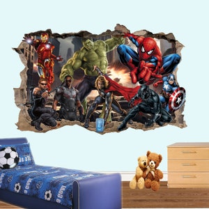 Superhero Avengers Mural Wall Sticker