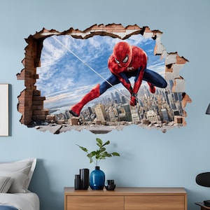 Spiderman Wall Decal Sticker Mural Self-adhesive Poster