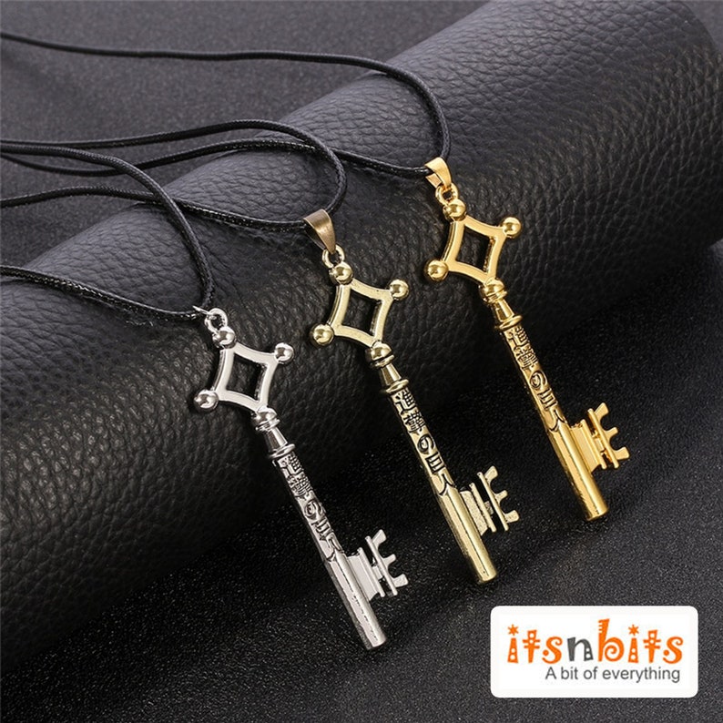Attack on Titan Erens Key Necklace Basement Key Mikasa Armin Etsy UK