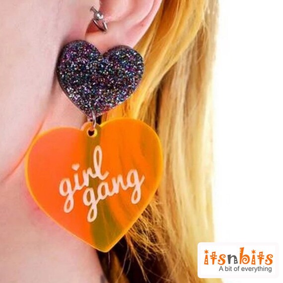 Girl gang shop earrings