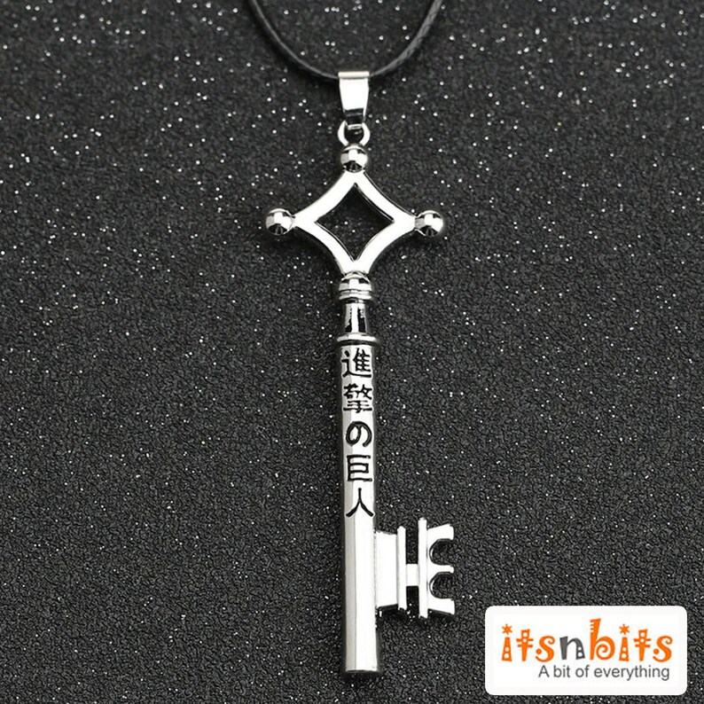 Attack on Titan Erens Key Necklace Basement Key Mikasa Armin Etsy UK