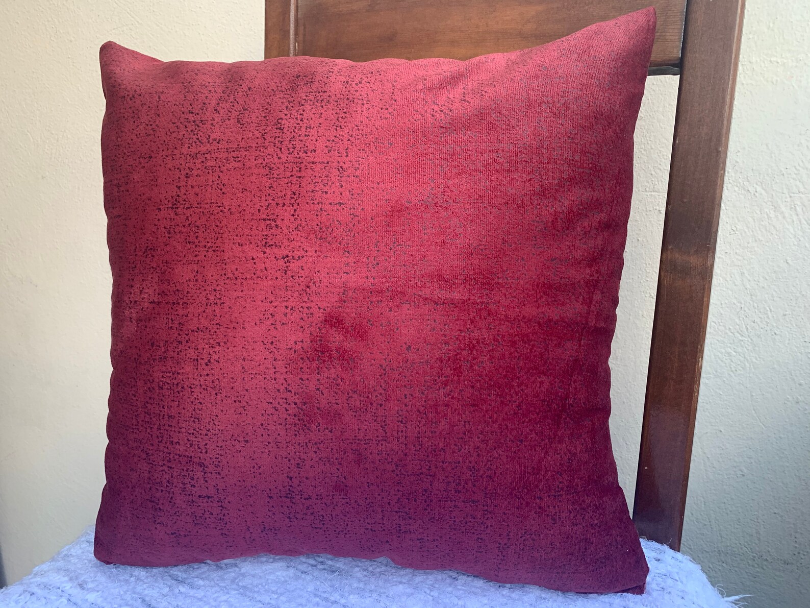 Burgundy Velvet Throw Pillows Burgundy Pillows Velvet Pillow Etsy