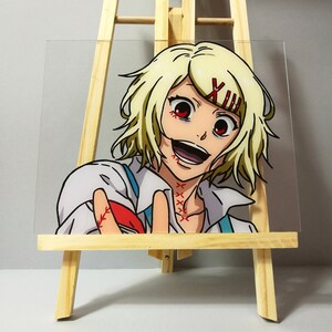 Ken Kaneki Acrylic Painting Etsy Ken Kaneki Acrylic Painting Etsy