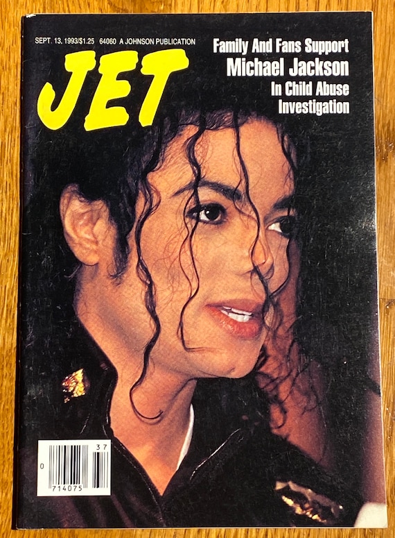 Vintage Jet Magazine Michael Jackson and Brooke Shields Etsy