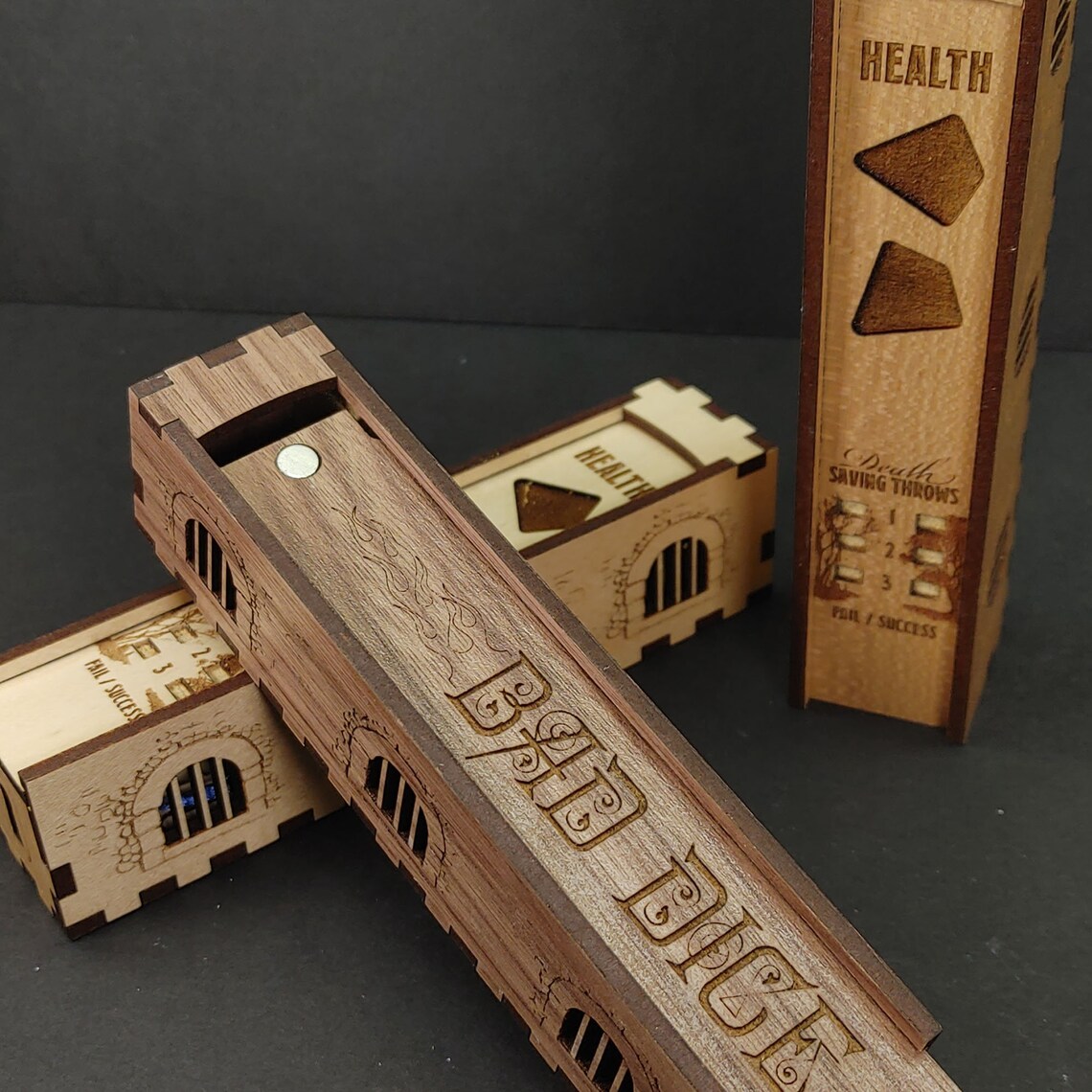 Dice Jail dice box and health tracker Etsy